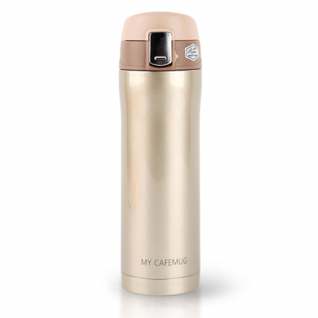 이중 보온 보냉 골드 원터치 텀블러 450ml #2