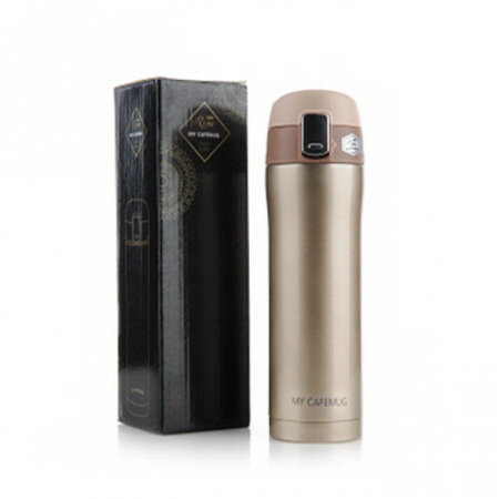 이중 보온 보냉 골드 원터치 텀블러 450ml #4