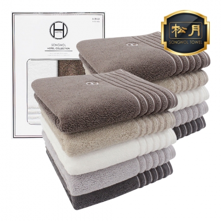 [송월타올] 호텔컬렉션 필라라인40 타올 30수 190g 2매 풀세트 #2