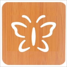 원목 냄비받침 나비 냄비받침