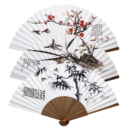 오죽선 매화, 죽난 부채 중형 #2