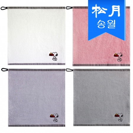 송월 스누피 블럭블랙 34 고리수건, 핸드타올 s #2