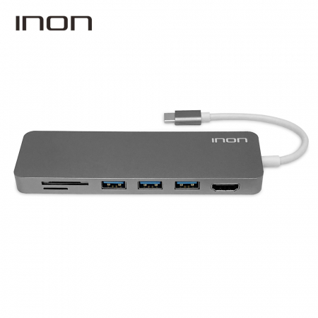 아이논 USB C타입 to 3.0 4포트 with HDMI / SD / Mi Cro SD 허브 IN- UH210 C #3