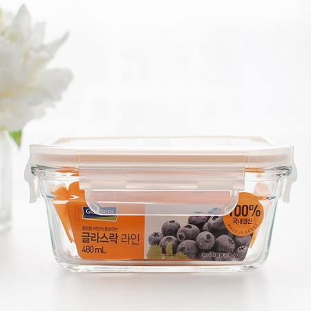 글라스락 뉴라인 480ml 밀폐용기 반찬통 #2