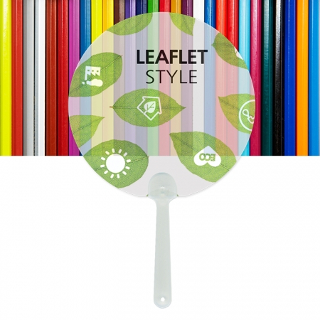 반투명 원형 팬시 (2컬러) 부채 #2