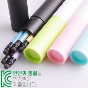 인젝션 파스텔 연필 5P [원통 세트]