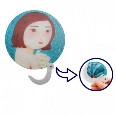국내 제작 원터치 부채 / 단면 컬러인쇄 #2