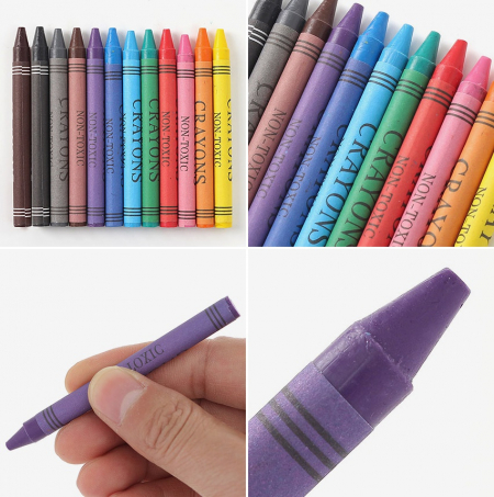 크레파스 12가지 색상 #3