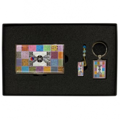 수복방패연, 조각보훈민 금속명함+ USB+사각 열쇠고리