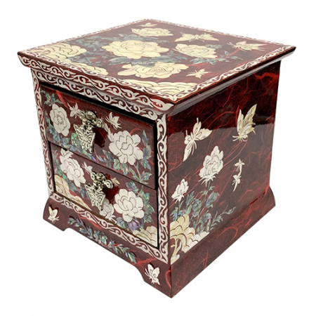 궁중 목단 서랍 보석함 2단 #2