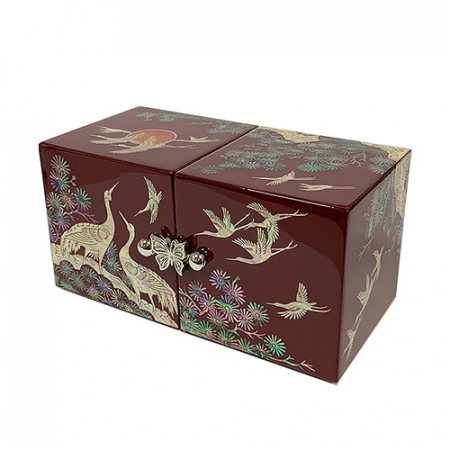 송학 쌍합 자개 케이스 #3