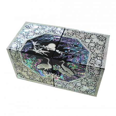 나전 궁중 송학 쌍합 중 #2