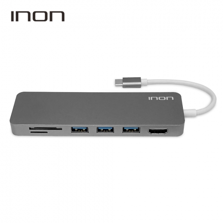 [허브] 아이논 USB C타입 to 3.0 4포트 with HDMI / SD / Mi Cro SD 허브 IN- UH210 C #3