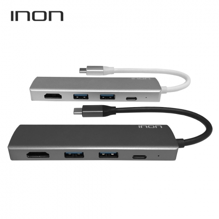 [허브] 아이논 USB C타입 to 3.0 4포트 with HDMI 허브 IN- UH110 C #2