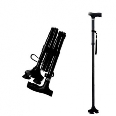 4단 접이식 네발 보행스틱 지팡이