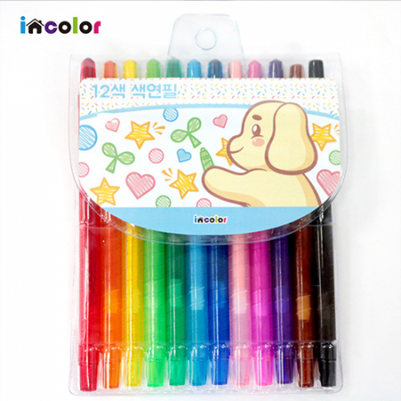 인컬러 잘 그려지는 12색 색연필 #2