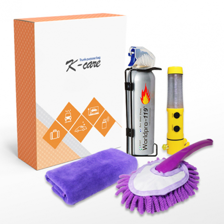 [차량용품] 자동차 소화기 4종 세트 - 판촉, 스티커 #2