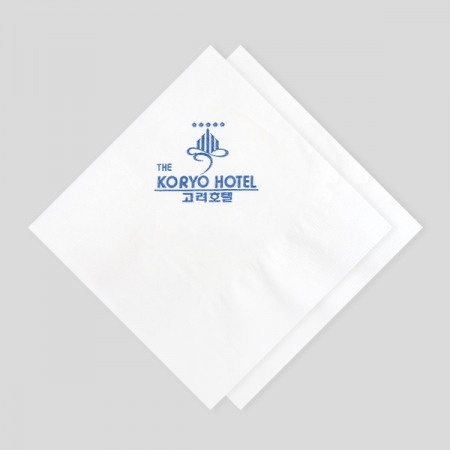 로고인쇄 네프킨 칵테일냅킨 백색지 고급형 #2