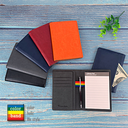 칼라 밴드 수첩 메모패드 (5종) #2