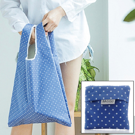 방수 장바구니 시장가방 시장바구니 사각무늬 #2