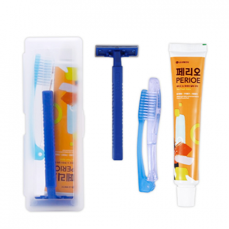 유니콘 여행용세트 2호 (페리오치약,접이식칫솔,면도기) #2