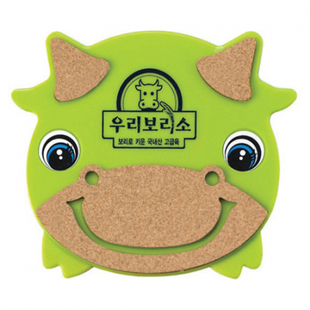 황소 콜크 냄비받침 #4