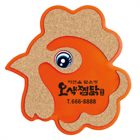 꼬꼬 코르크 냄비받침 #5