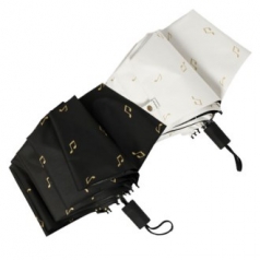 멜로디 3단 암막 양우산 블랙, 아이보리