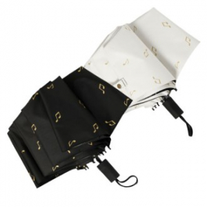 멜로디 3단 암막 양우산 블랙, 아이보리