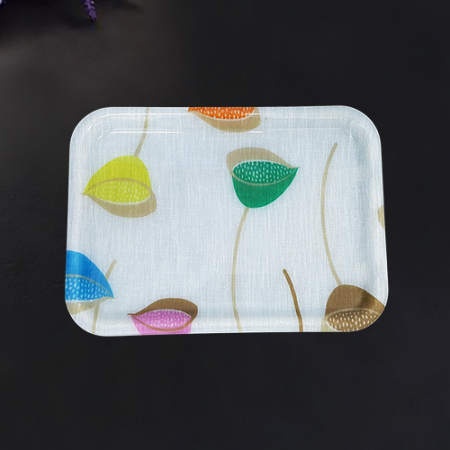 아크릴 연실 정사각 쟁반 4p세트 #4