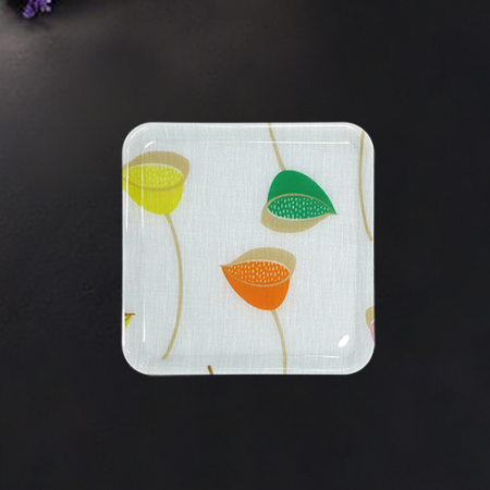 아크릴 연실 정사각 쟁반 4p세트 #5