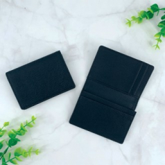 New Saffiano 소가죽 명함지갑 (블랙)