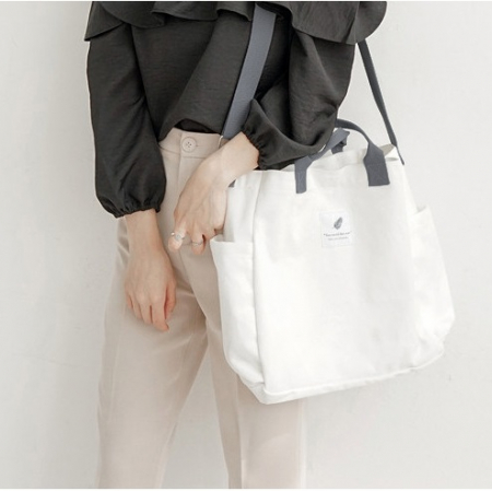 투톤 배색포인트 투웨이 크로스백 데일리백 트래블백 #5