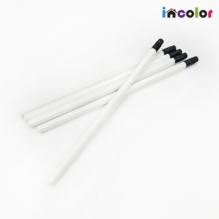 화이트 육각 2B 연필 // 풀컬러 인쇄 #2