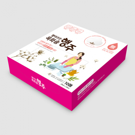 빨아쓰는 목화솜 행주 각10매 중형 #2