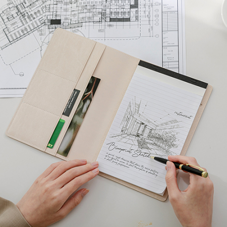 레더A5 메모패드 기본형 메모 패드 + 줄노트 #4