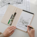 작은이미지: 레더A5 메모패드 기본형 메모 패드 + 줄노트 #4