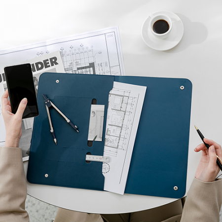 뉴클레식 레더 A4 오거나이저 + 크라프트 케이스 #4