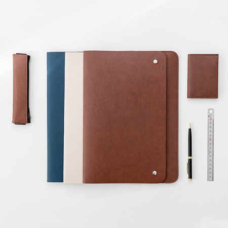 뉴클레식 레더 A4 오거나이저 + 크라프트 케이스 #6