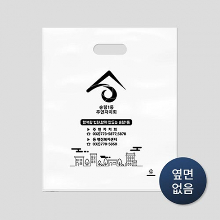 비닐 쇼핑백 - LDPE450 / 비닐 봉투, 비닐백, 플라스틱백 #2