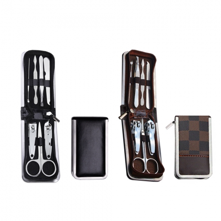 가죽 지퍼형 손톱깎이 7종 세트 #2