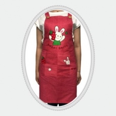 토끼 캐릭터 앞치마