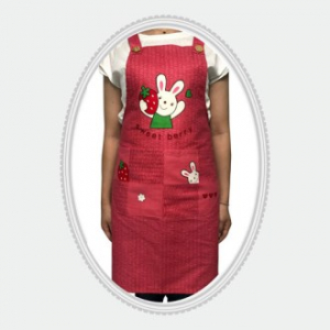 토끼 캐릭터 앞치마