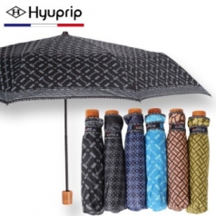 협립 3단 클래식 실버 원목손 수동 우산