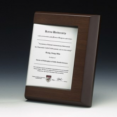 고급프레임 우드 상패 8) 241-3