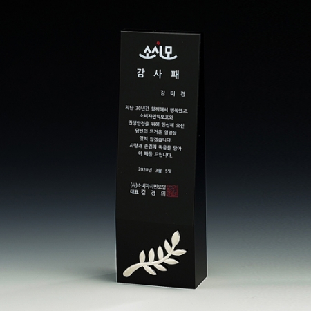 크리스탈상패 8) 167-2 #2