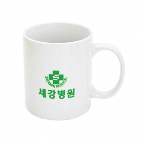 직선 백자 머그컵 #2