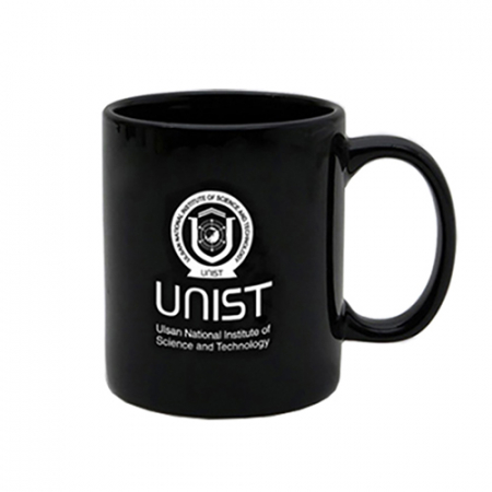 직선 블랙 머그컵 #2