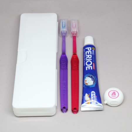 12. 이중모 2+커플 사각 케이스+치약+치실 #2