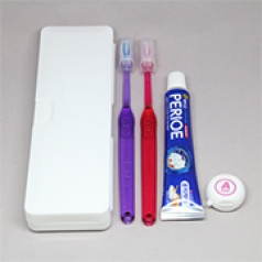12. 이중모 2+커플 사각 케이스+치약+치실